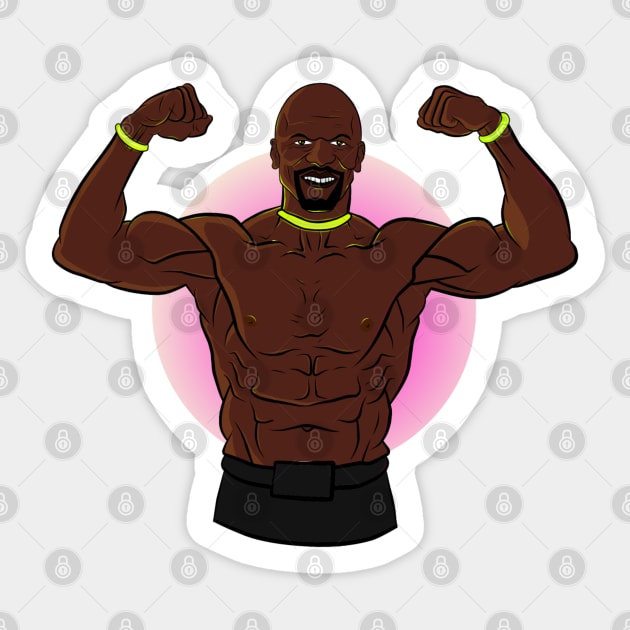 Terry crews Sticker by wet_chicken_lip